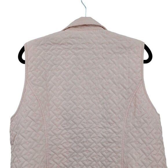 Chico's Vest Quilted Pastel Barbiecore Gorpcore Soft Girl Coquette Pink 3 - Picture 9 of 15